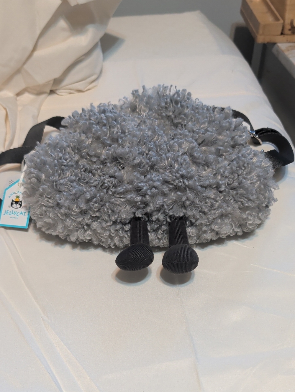 Jellycat Grey Cloud Plush Kids Purse